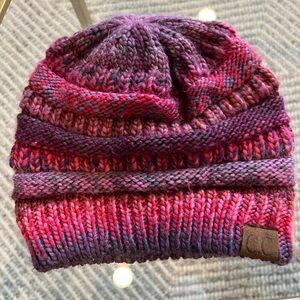 CC Exclusives Pink Knit Beanie